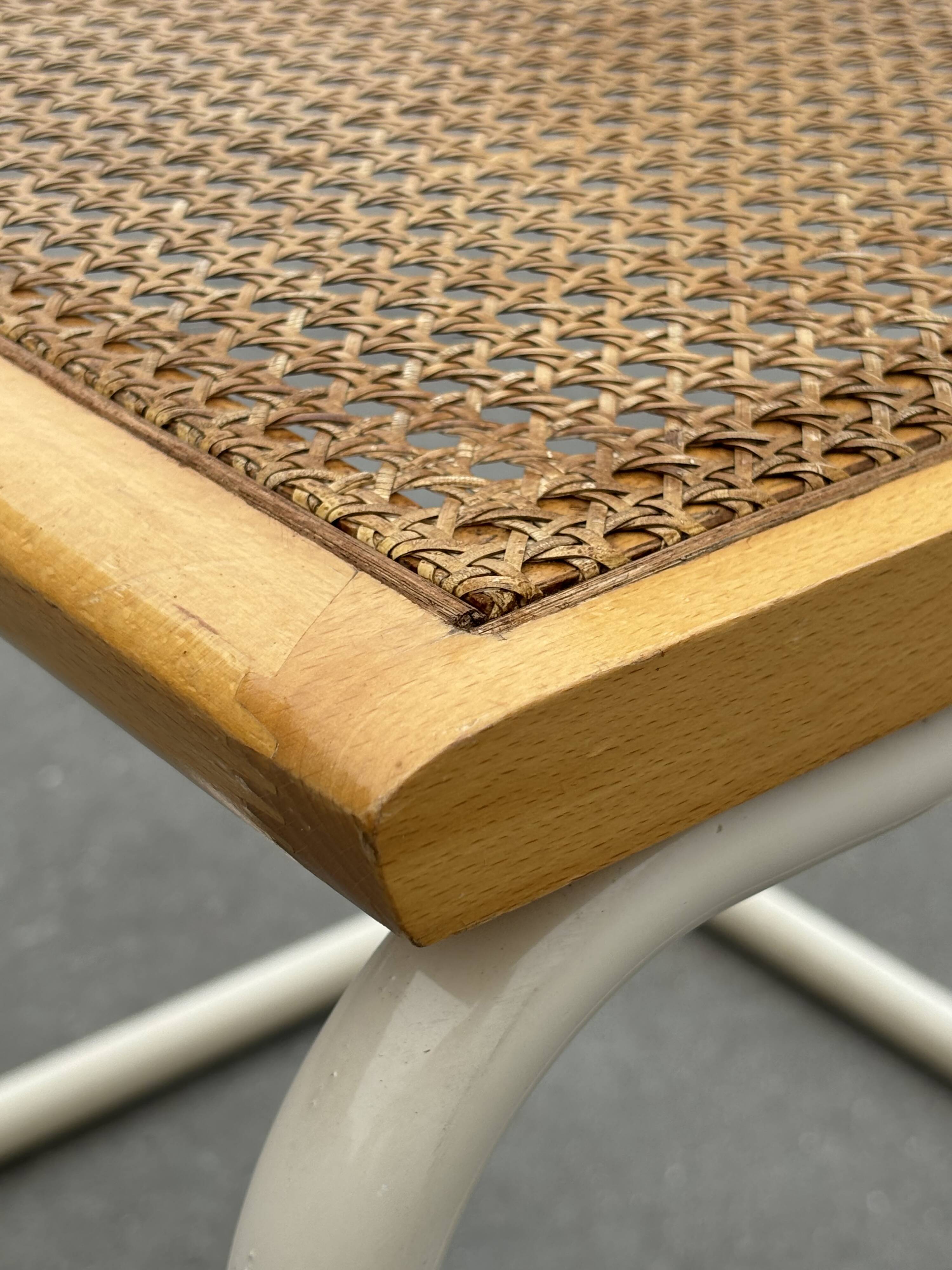 Set of 4 Cesca b32 model chairs in by Marcel Breuer Design