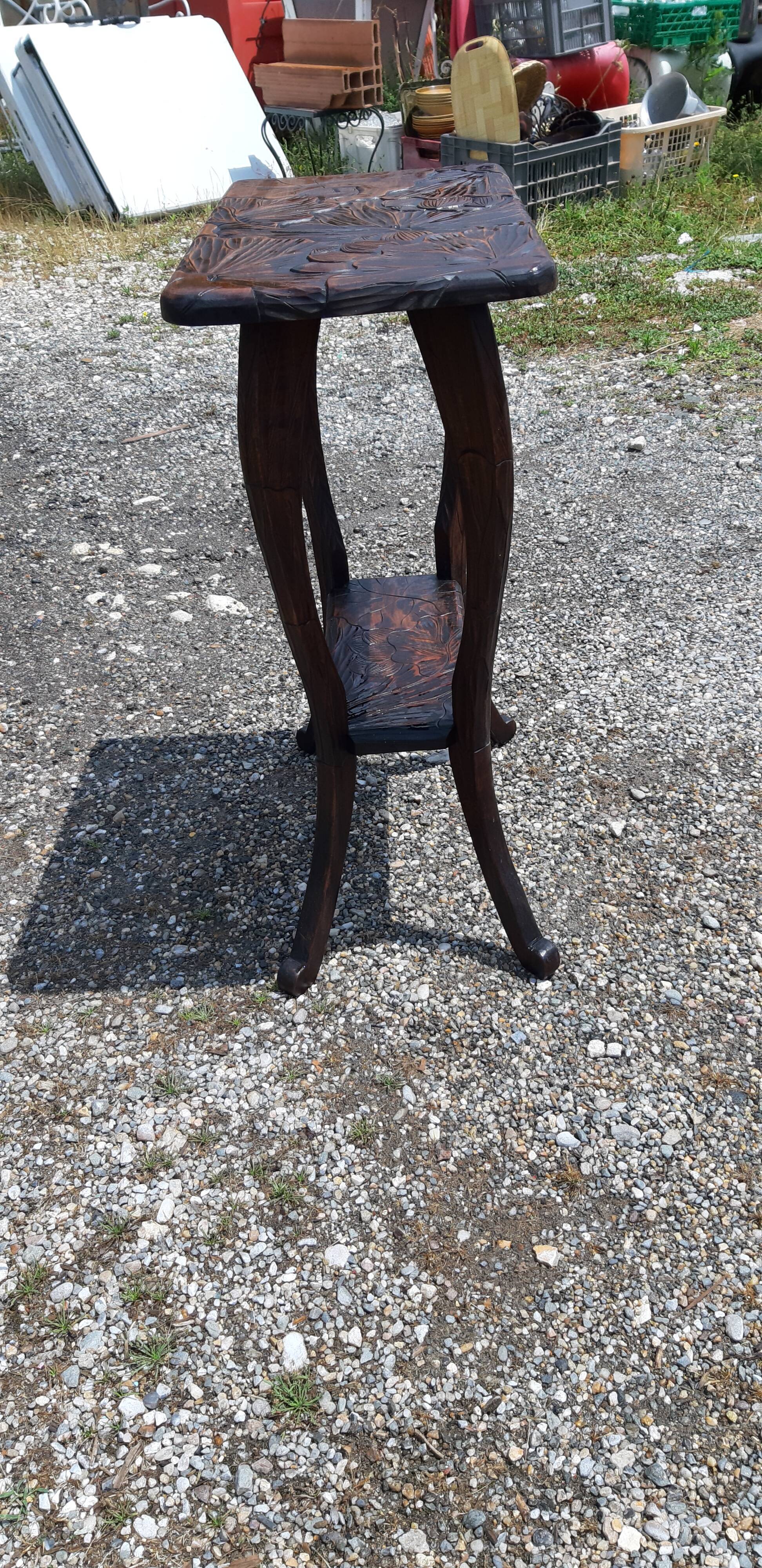 Art Nouveau Wood Tablet