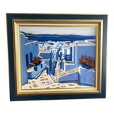 Greek landscape painting