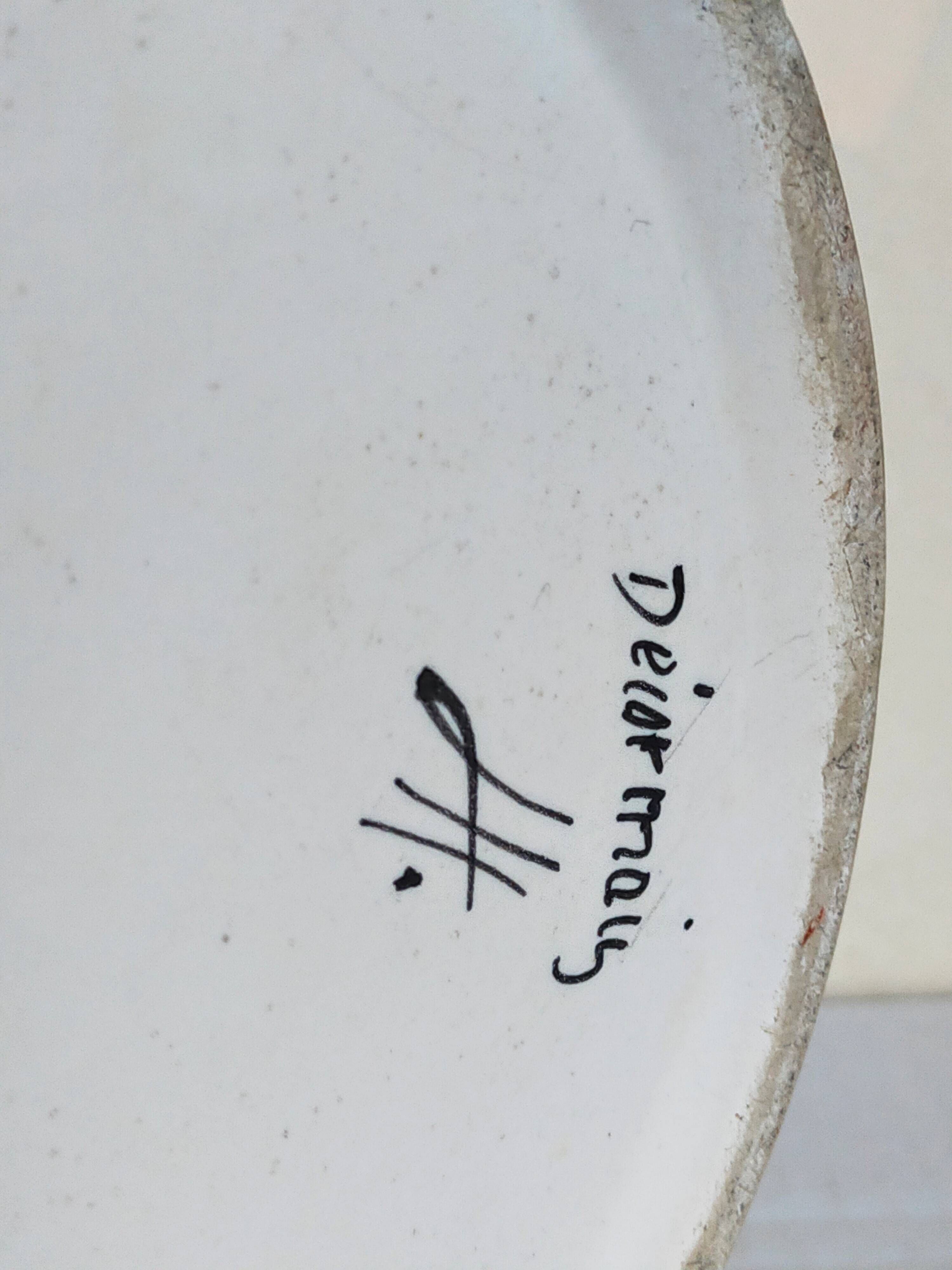 XXL ceramic planter from Saint-Pair-Sur-Mer from the NEUSTRICER earthenware factory, 1960s