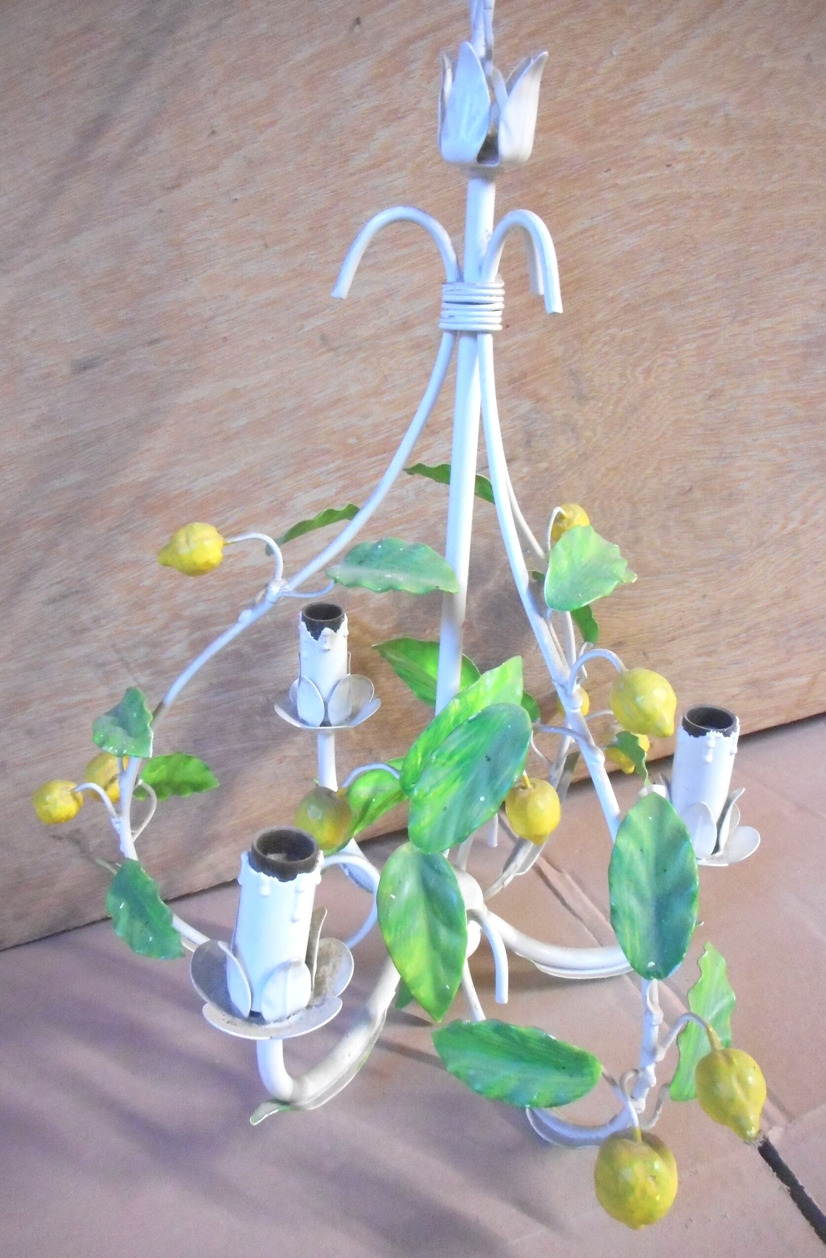 Iron chandelier lemons 60