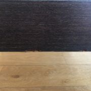 Rectangular coffee table smoked glass chrome and rosewood Claude Gaillard for Ligne Roset 1970