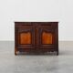 Rare French provincial carved cabinet or buffet with great patina, dated 18
