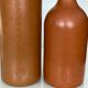Lot de 2 bouteilles en grès