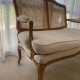 French vintage bank chair