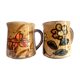 Duo de tasses japonaises à fleurs