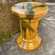Southern France stool in glazed ceramic