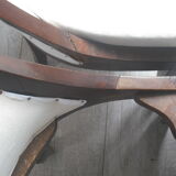 2 Trimmed armchairs