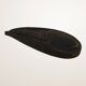 Set of decorative fruits in carved blackened wood.