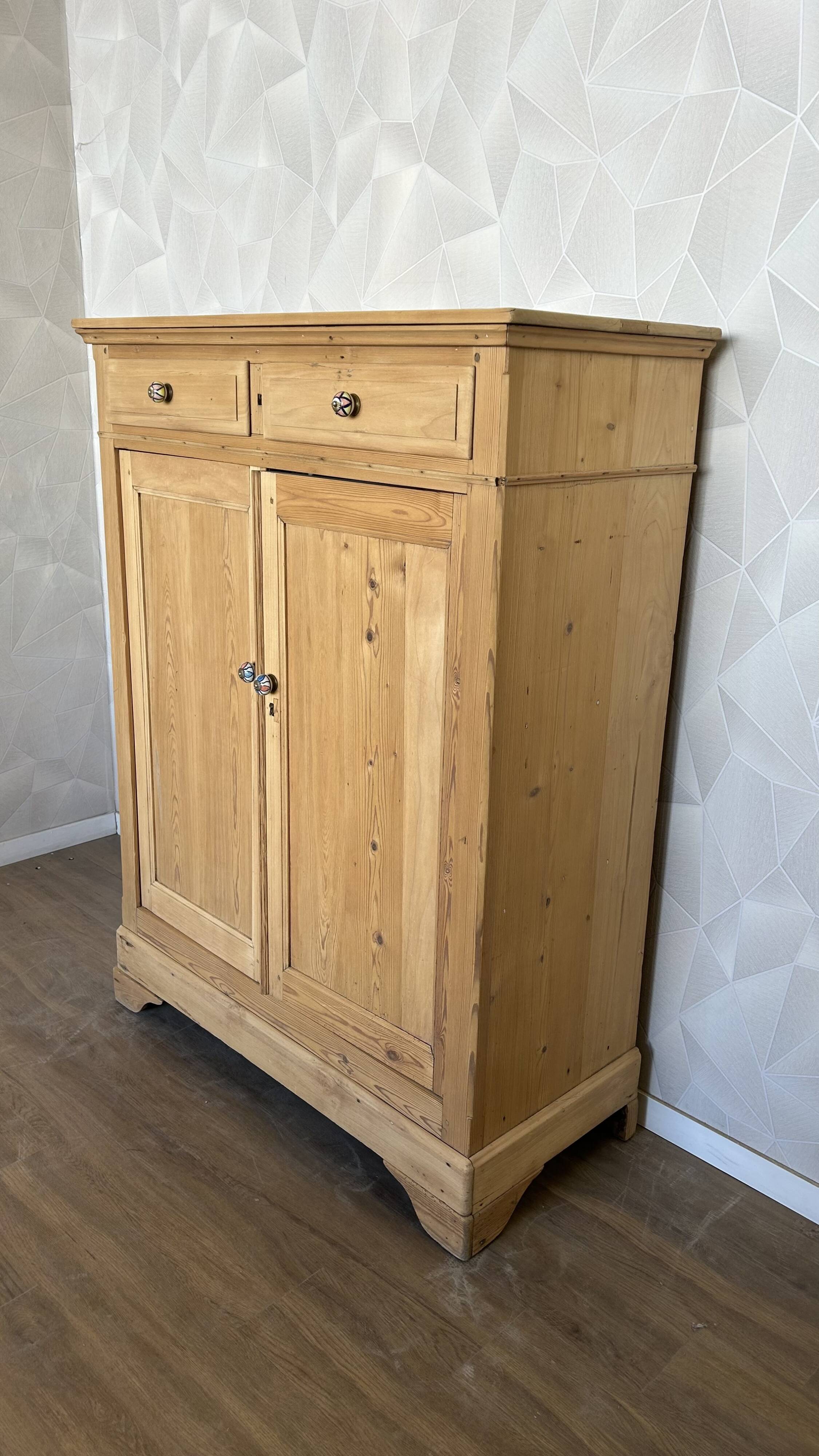 Vintage Parisian airbrushed sideboard