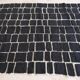 Black Moroccan Checkered Rug - 289 x 200 cm