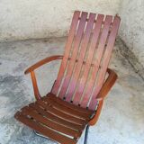 Fauteuil pliant en bois de teck