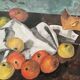 Modernist watercolor painting 1970