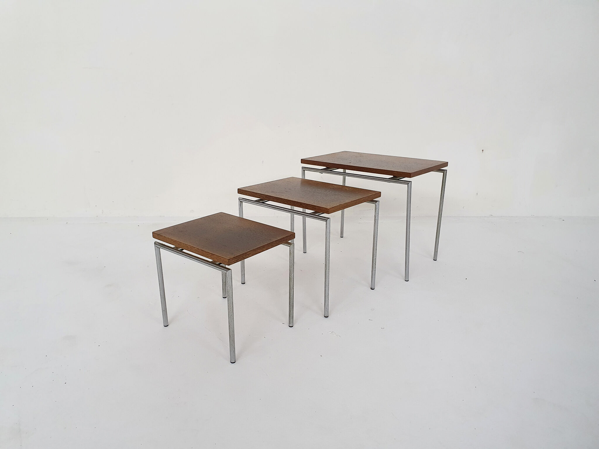 Mid-century nesting tables, The Netherlands 1950's