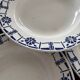 Lot de 5 assiettes en faïence ancienne Céranord St Amand - Made in France