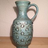 Vase Jasba céramique bleue 30 cm