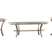 Vintage oval coffee table by Pierre Vandel, France, 1970s