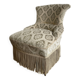 Vintage Fringed Cocktail Chair/Armchair/Single Seat