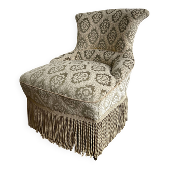 Vintage Fringed Cocktail Chair/Armchair/Single Seat