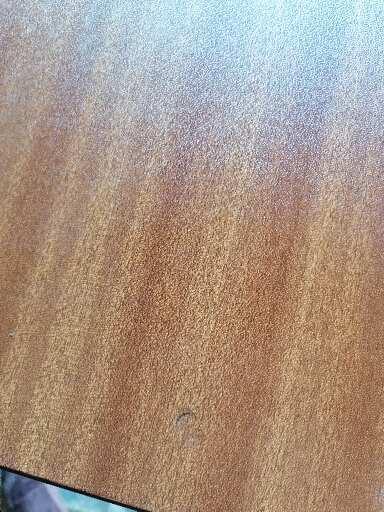 Pair of square wooden bistro tables 80 x 80 cm