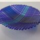 Italian Filigree Glass Bowl, 1960s