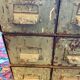 Lot de 3 Casiers doubles de rangement métal industriel