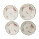 4 porcelain entremet plates