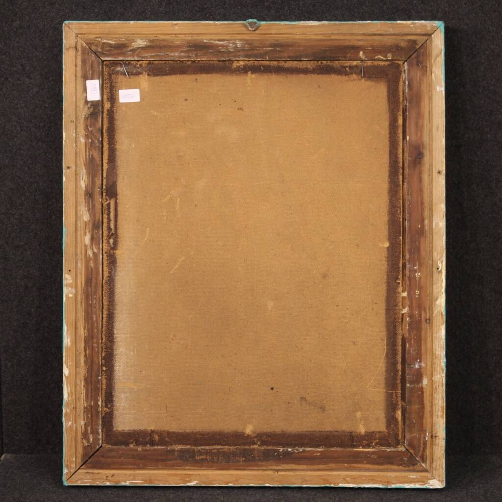 French signed nude painting 60's