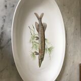 Plat ovale en porcelaine