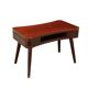 Table basse vintage des années 50-60 en placage d’acajou et hêtre peint