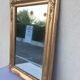 Miroir baroque bois stuc doré epoque xixème façon louis xv....