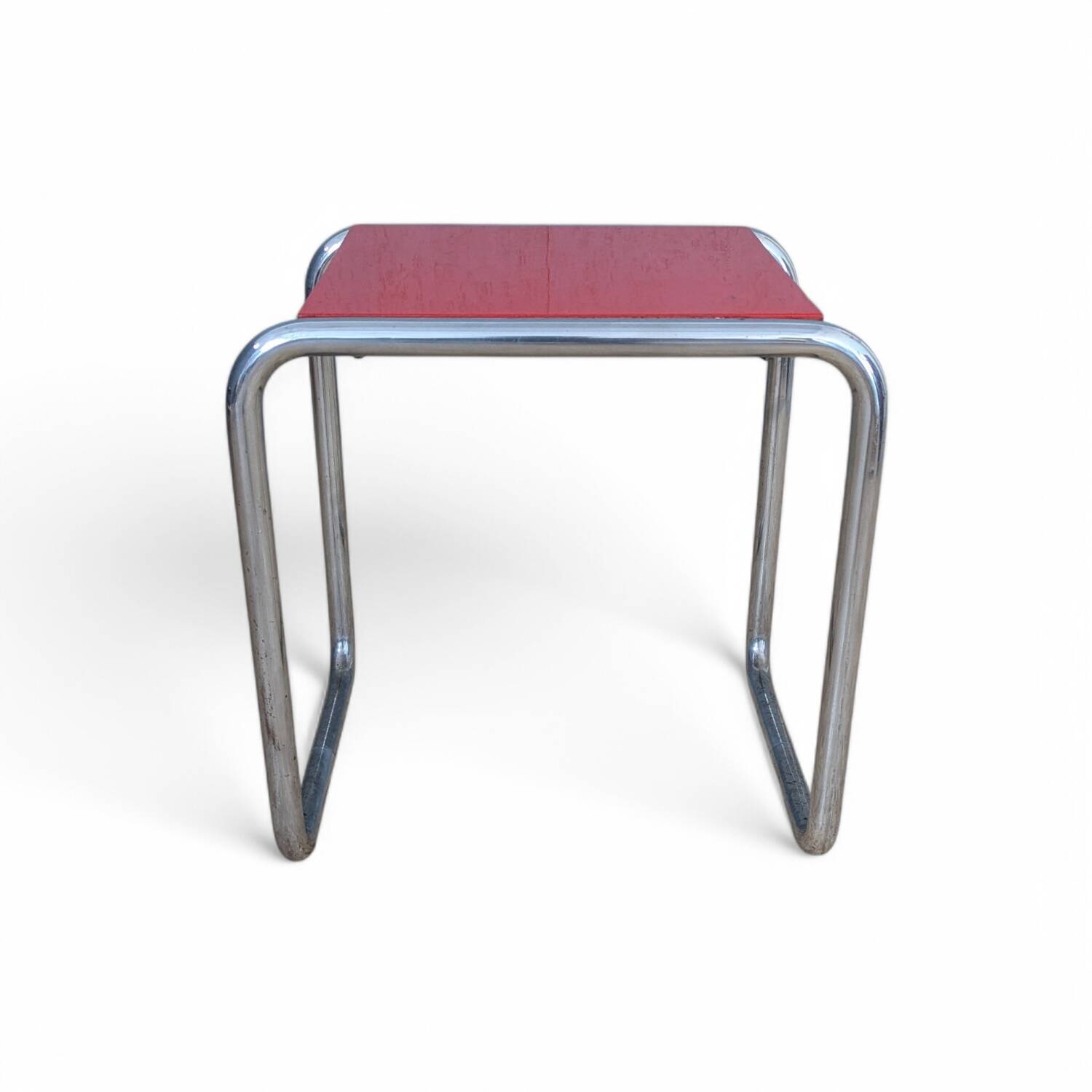 Tabouret de cantine Bauhaus B 9 de Marcel Breuer, années 1930
