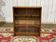 1970s walnut English display cabinet