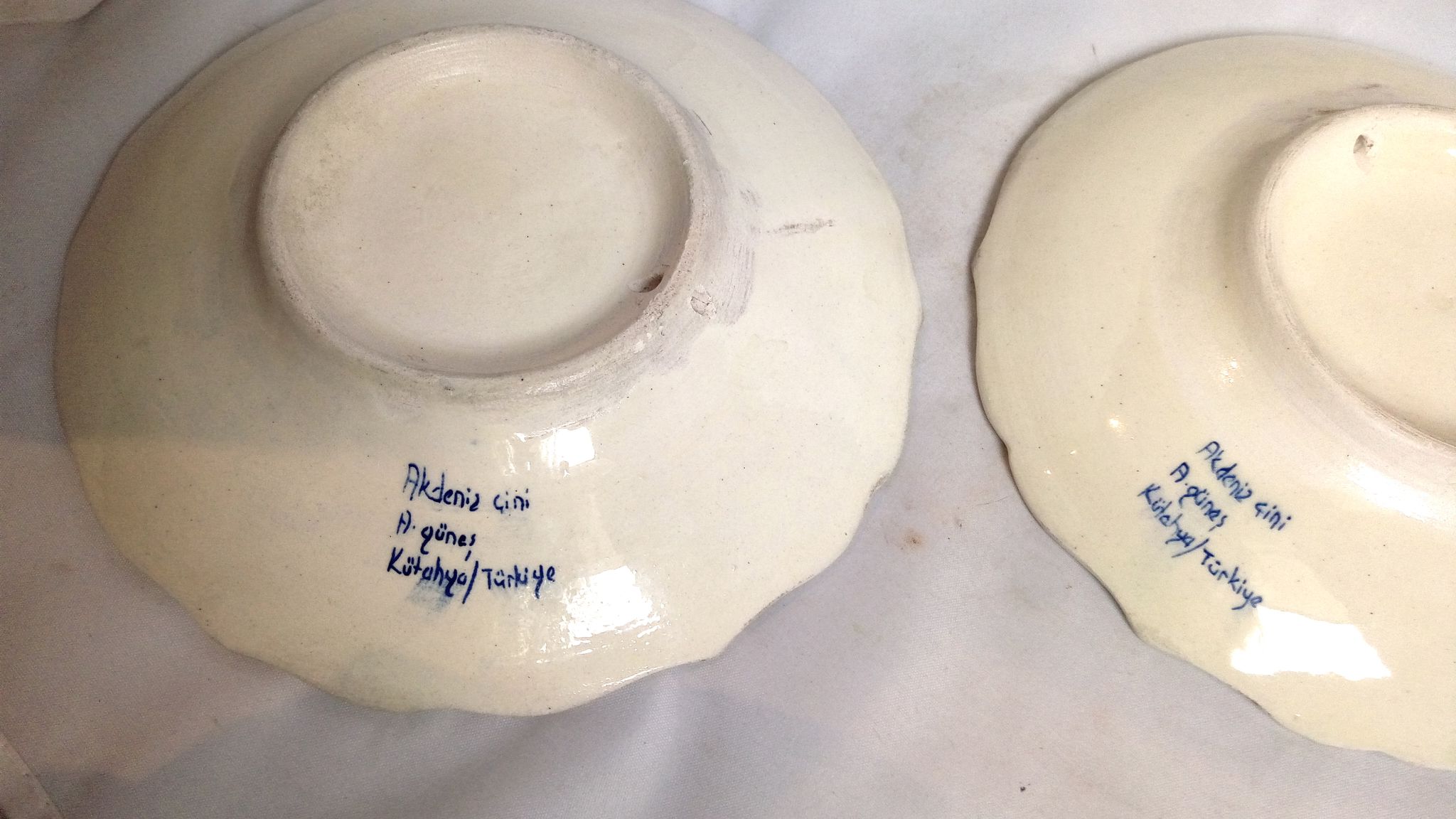 Kutahya craft plate duo