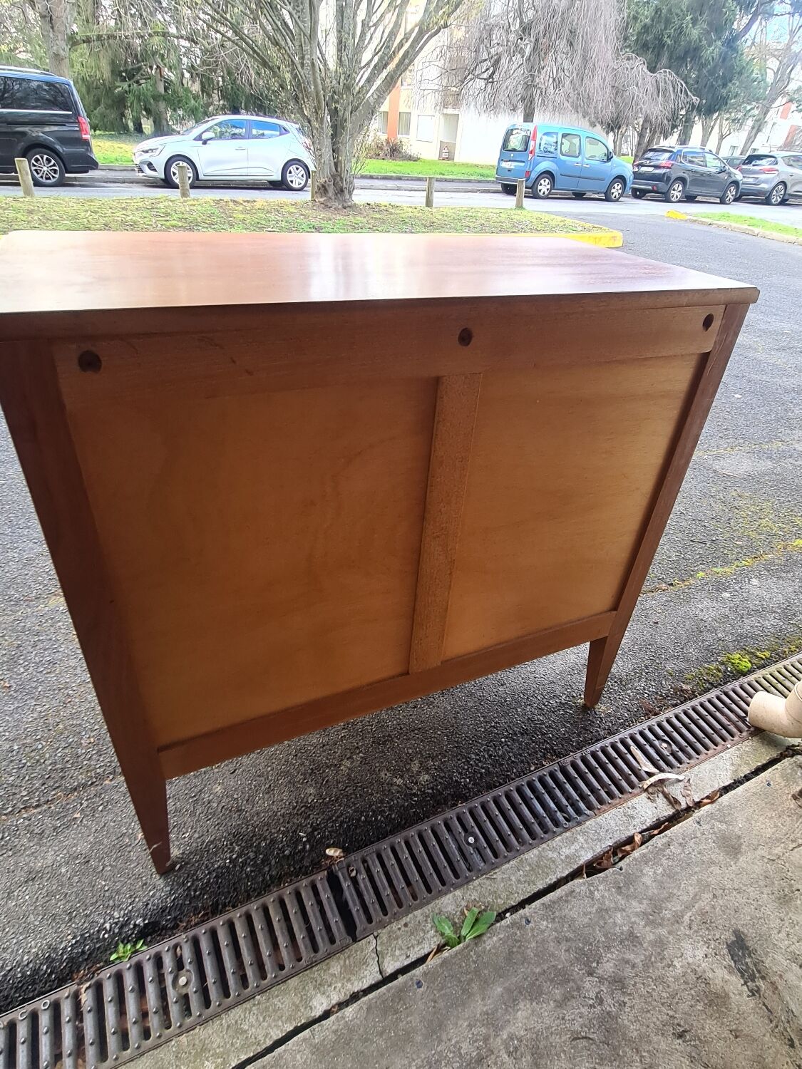 Carpenter's chest of drawers 1950 Louis XVI style
