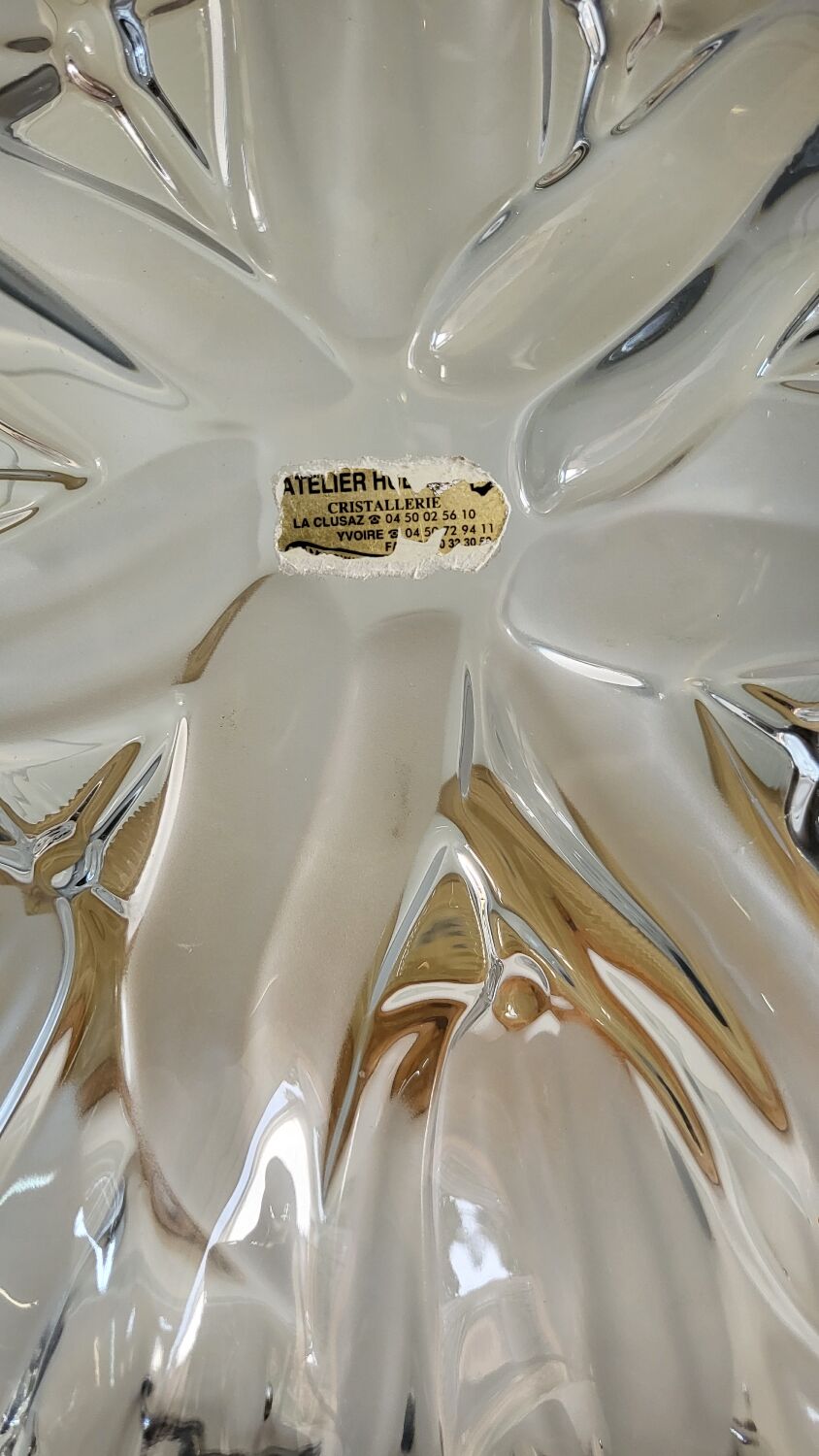 Saladier en cristal
