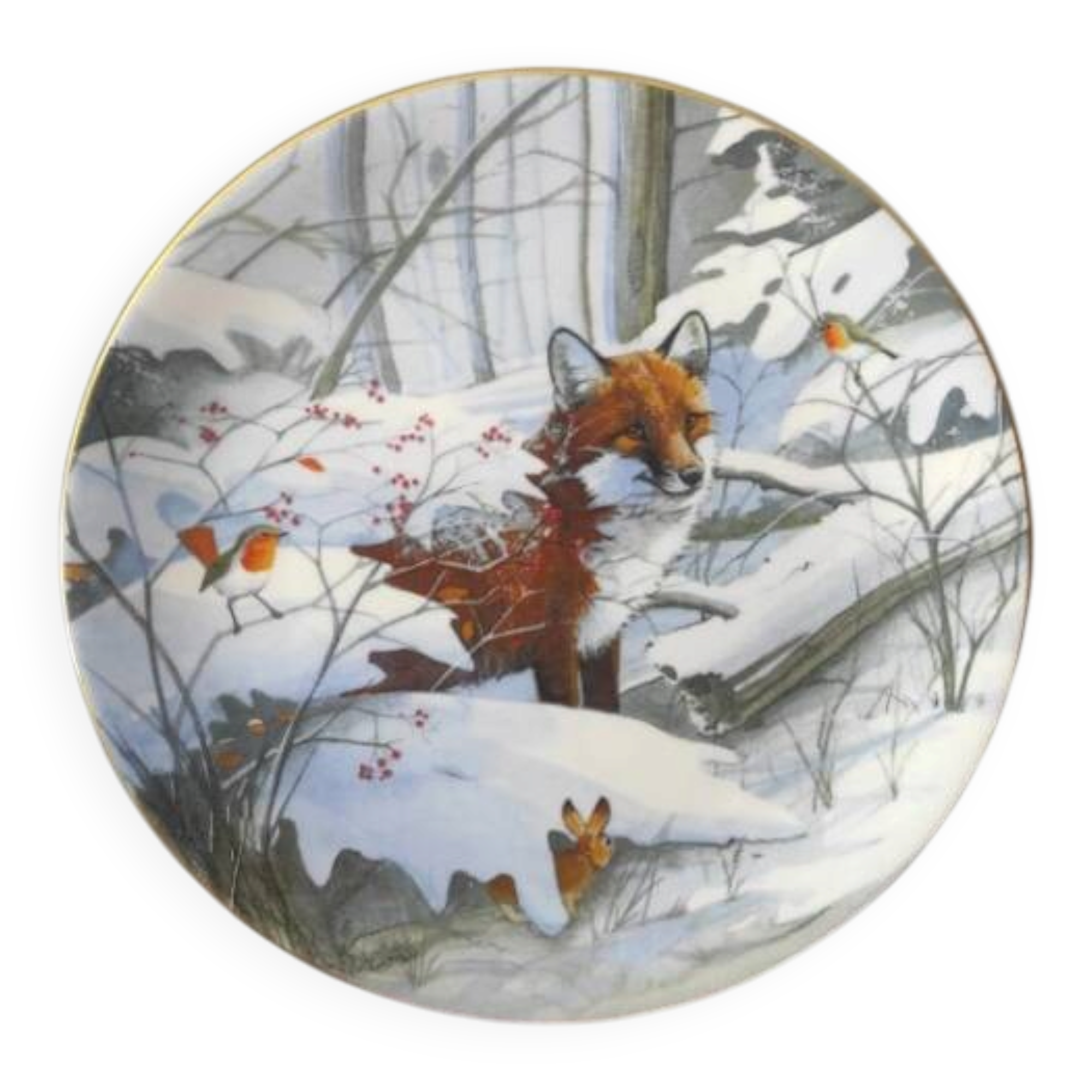 Walty Dudok van Heel "Winter" Wall Plate