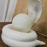 Cobra snake lamp 1970 1980 Avobin Italy