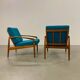 2x Scandinavian Design Easy Chair „Paper Knife“ by Kai Kristiansen