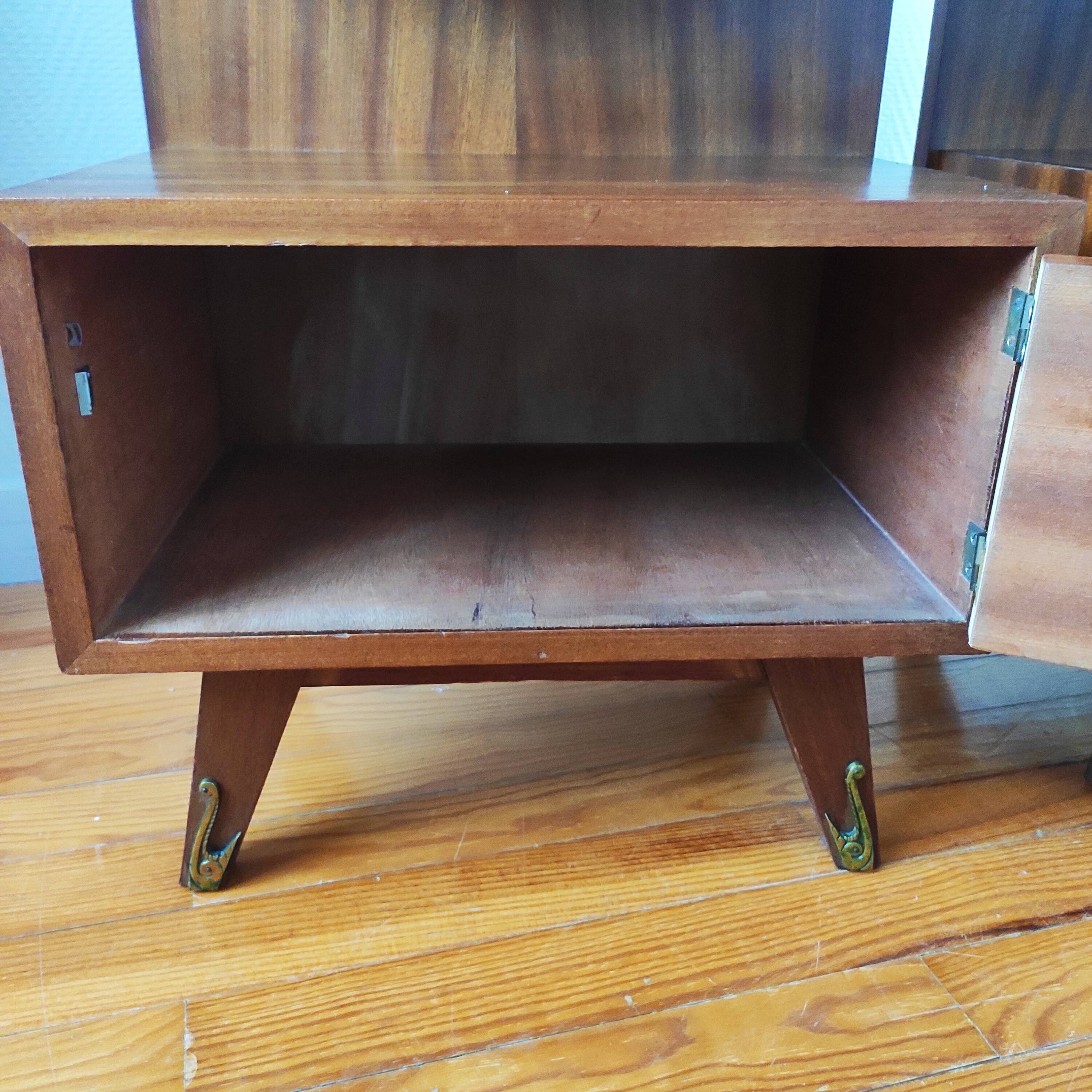 Pair of vintage bedside tables 1950/60