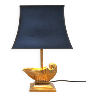 Vintage Deknudt shell lamp