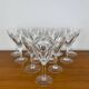 12 crystal wine glasses Lorraine Lemberg Bristol size