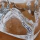 Bohemian crystal candle holder Rudolf Jurnikl for Rudolfova 60'S