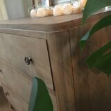 Walnut veneer chest of drawers 1930s