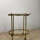 Vintage 'golden' bar trolley