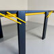 Table à manger extensible postmoderne design italien Lorenzo et Stefani, 1980