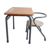 Bureau d'écolier et sa chaise Hitier