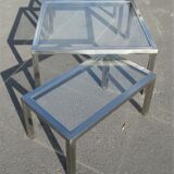 Set of three coffee table, italy, 1970s