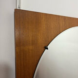 Scandinavian teak mirror 50s