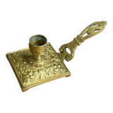 Bronze hand candlestick